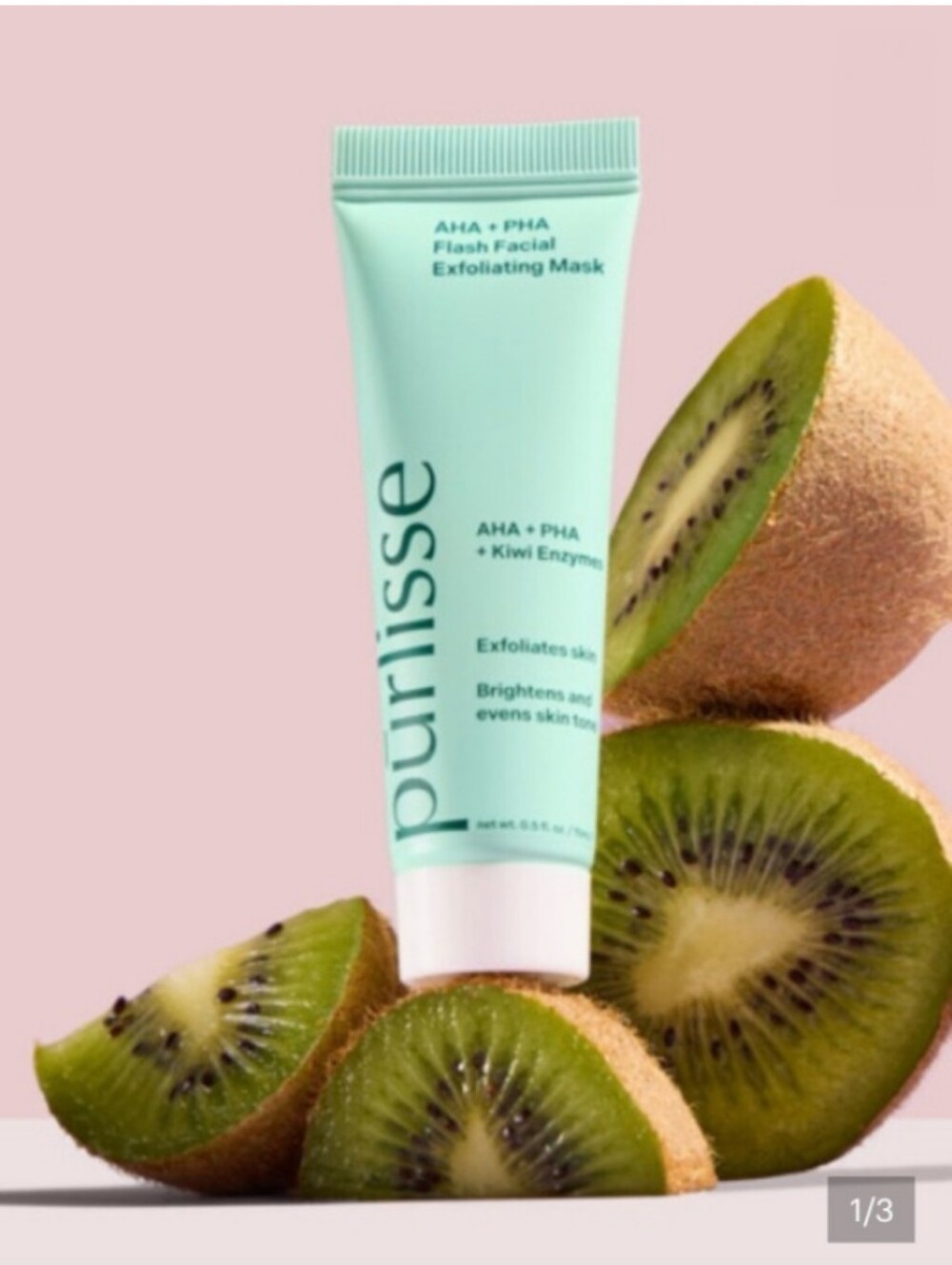 purlisse Kiwi Enzyme Exfoliating Mask — Mint